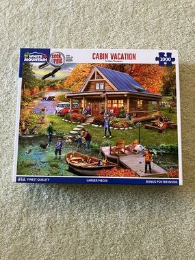 White Mountain Cabin Vacation Puzzle